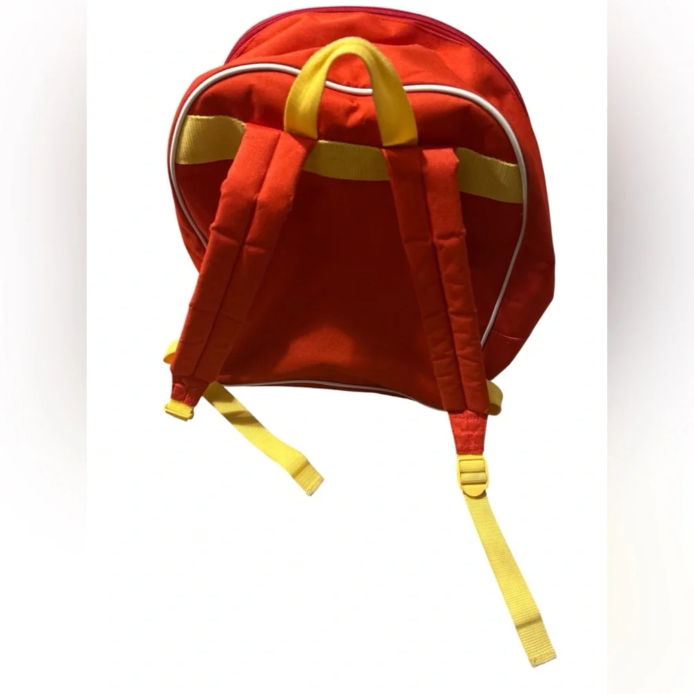 Kinder Scholar Backpack for boys Red and Yellow Fire Truck Adventure Backpack 🎒